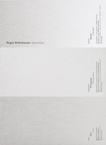 Roger Boltshauser – Response (Swiss Architecture Yearbook) von Park Books