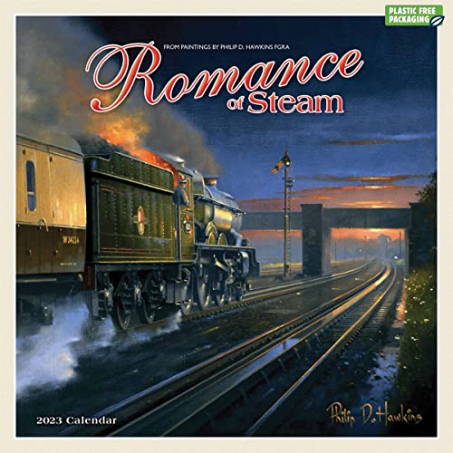 Romance of Steam Square Wall Calendar 2023 von Carousel Calendars