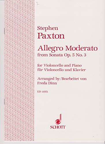 Romance sans Paroles: Violoncello und Klavier. (Edition Schott)
