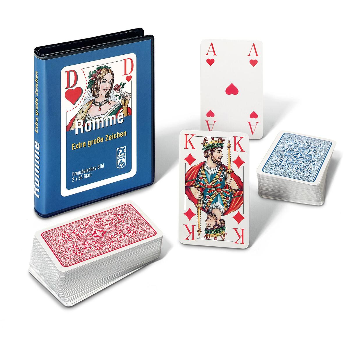 Rommé, Canasta, Bridge. Mit extragroßen Eckzeichen von Ravensburger Spieleverlag