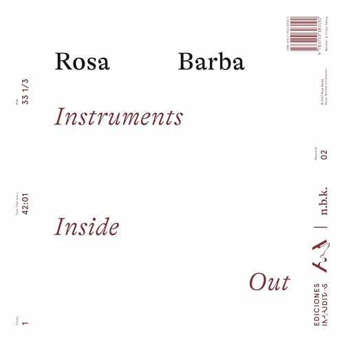 Rosa Barba. Instruments Inside Out n.b.k. Record #2: Neuer Berliner Kunstverein von König, Walther