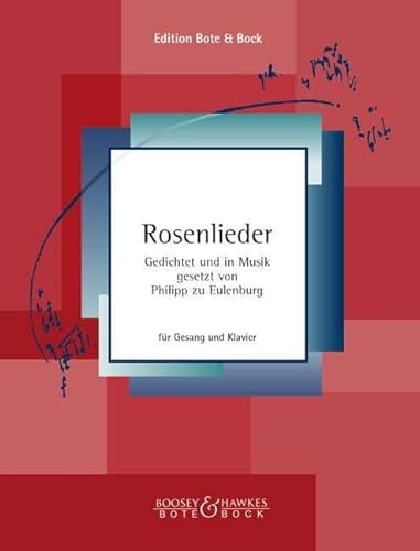 Rosenlieder: Jubiläums-Ausgabe 250.Tausend. mittlere Singstimme und Klavier. mittel.