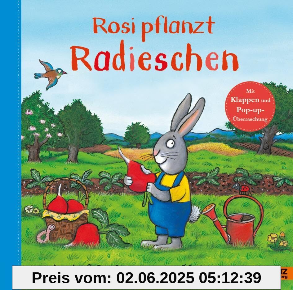 Rosi pflanzt Radieschen: Bilderbuch mit Klappen und einer Pop-up-Überraschung