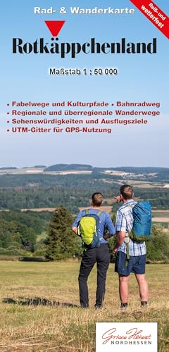 Rotkäppchenland: Rad- und Wanderkarte (Reiß- und wetterfest) von KKV
