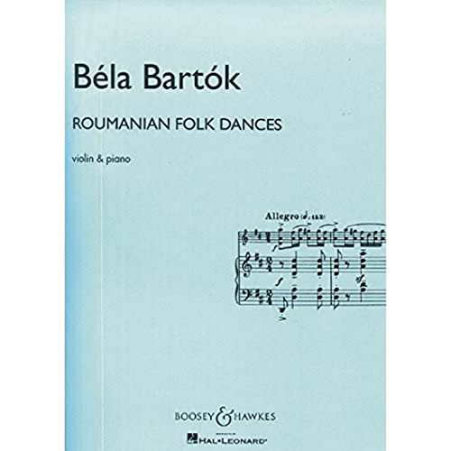Roumanian Folk Dances: Violine und Klavier. Roumanian Folk Dances: Violine und Klavier. von Boosey & Hawkes, New York