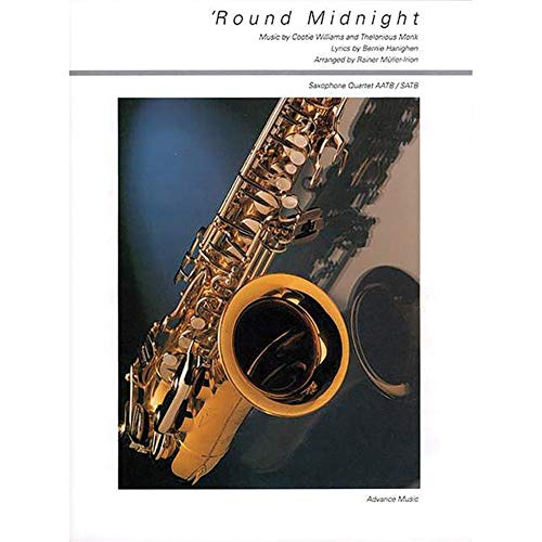 'Round Midnight: Jazz Ballad. 4 Saxophone (AATBar/SATBar). Partitur und Stimmen.