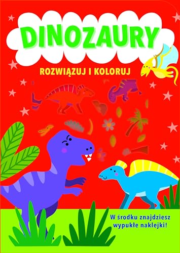 Rozwiązuj i koloruj Dinozaury von Olesiejuk