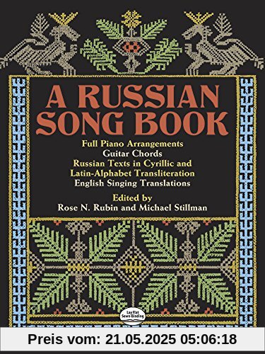 Rubin And Stillman (Eds)  A Russian Songbook Pvg (Dover Song Collections)