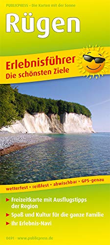 Rügen: Erlebnisführer mit Informationen zu Freizeiteinrichtungen auf der Kartenrückseite, wetterfest, reißfest, abwischbar, GPS-genau. 1:85000 (Erlebnisführer / EF) von PUBLICPRESS