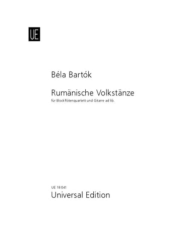 Rumänische Volkstänze: Gitarre solo. von Universal Edition AG