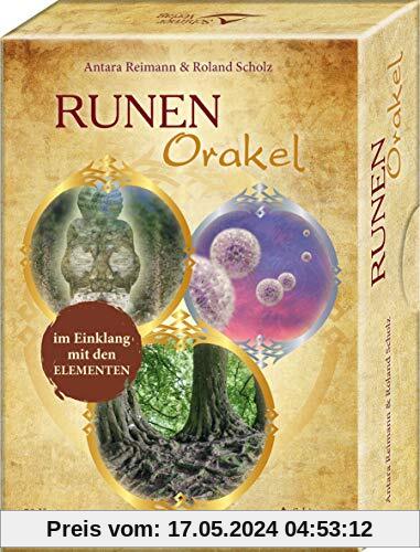 Runenorakel: im Einklang mit den Elementen - 39 Karten mit Begleitbuch