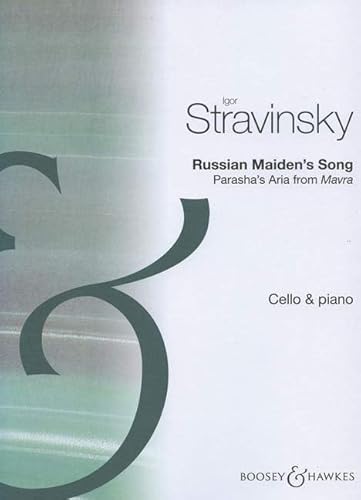 Russian Maiden's Song: Parashas Arie aus "Mavra". Violoncello und Klavier.