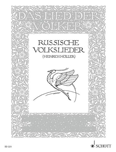 Russische Volkslieder: Singstimme und Klavier. (Das Lied der Völker) von Schott Music