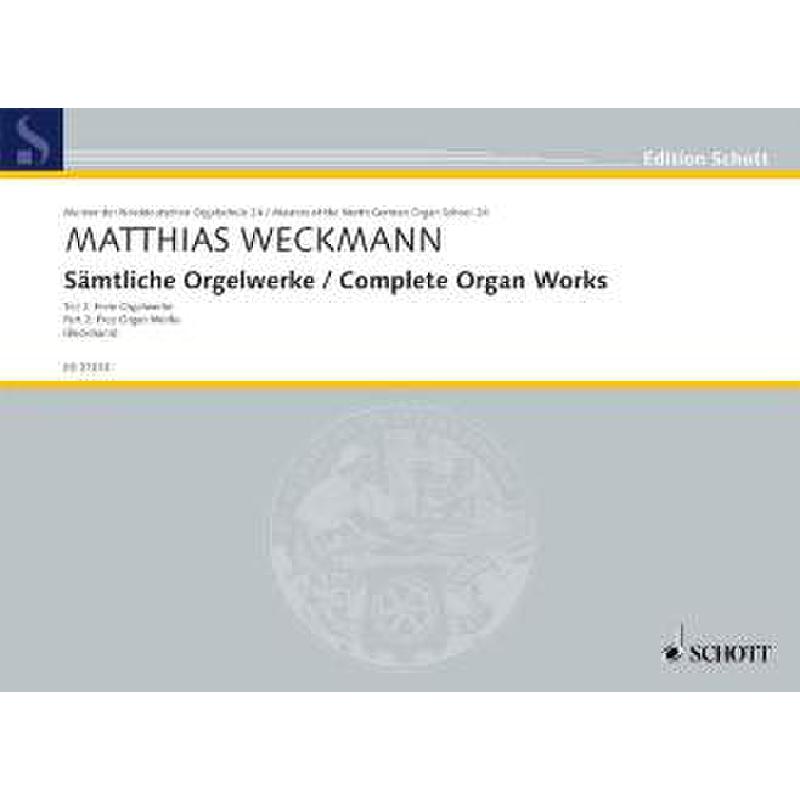 Sämtliche Orgelwerke 2 Sämtliche Orgelwerke 2