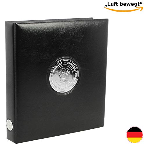 SAFE 7416 Premium Münzen Sammelalbum 10 Euro - Luft bewegt 2019-2021 - Münzsammelalbum für Ihre Coin Collection + 3 Münzblätter + Vordruckblätter