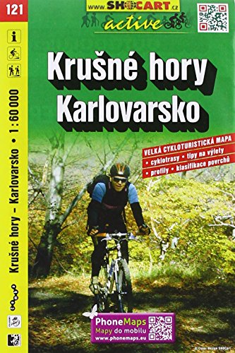 Krušné hory, Karlovarsko / Erzgebirge, Karlsbad (Radkarte 1:60.000) (SHOCart Radkarte 1:60.000 Tschechien, Band 121)