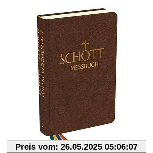 SCHOTT Messbuch - Für die Wochentage - Band 2: Jahreskreis 1.-17. Woche: Originaltexte der authentischen deutschen Ausgabe des Messbuches und des Messlektionars