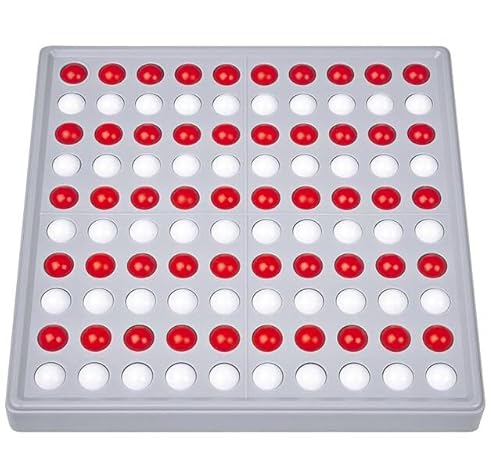SCHUBI Abaco 100: Modell A 10/10 Kugeln (rot/weiss) (SCHUBI Abaco 100: Der Zähl- und Rechenrahmen für den Zahlenraum bis 100 mit dem genialen Dreh!) von SCHUBI Lernmedien