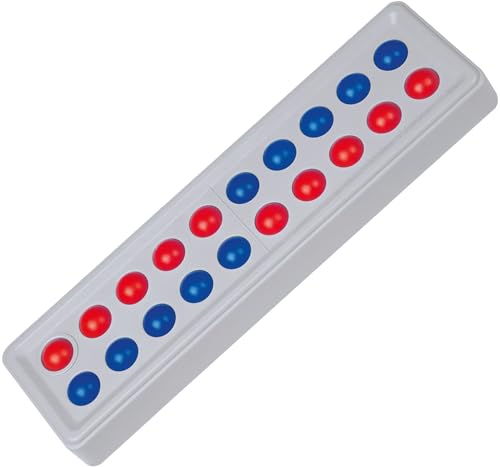 SCHUBI Abaco 20: Modell B 5/5 Kugeln versetzt (rot/blau) (SCHUBI Abaco 20: Der Zähl- und Rechenrahmen bis 20 mit dem genialen Dreh!) von SCHUBI Lernmedien