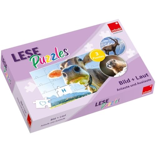 SCHUBI LesePuzzles: Anlaute und Auslaute Bild + Laut
