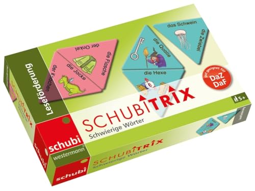 SCHUBITRIX Leseförderung: Schwierige Wörter von SCHUBI Lernmedien