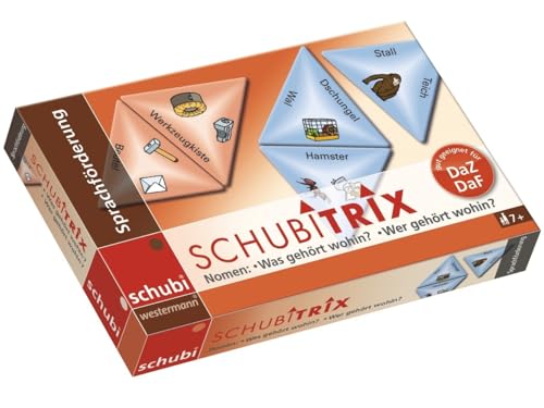 SCHUBITRIX Nomen: Was gehört wohin? - Wer gehört wohin? grosse Karten (Schubitrix Deutsch) von SCHUBI Lernmedien
