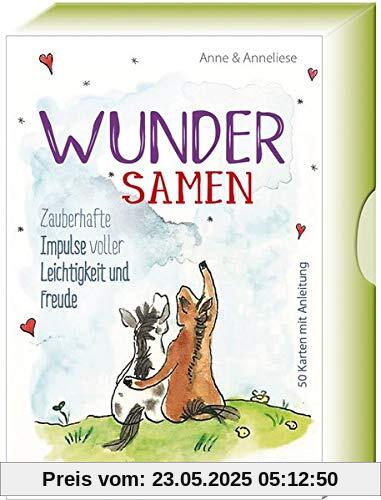 SET - WunderSamen: Zauberhafte Impulse voller Leichtigkeit und Freude - 50 Karten mit Anleitung