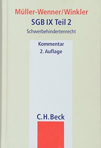 SGB IX Teil 2: Besondere Regelungen zur Teilhabe schwerbehinderter Menschen (Schwerbehinderten... SGB IX Teil 2: Besondere Regelungen zur Teilhabe schwerbehinderter Menschen (Schwerbehinderten...