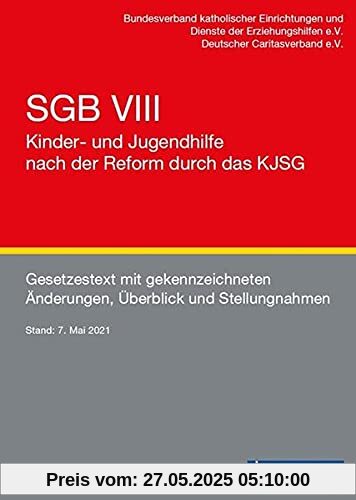 SGB VIII - Kinder- und Jugendhilfe nach der Reform durch das KJSG: Gesetzestext mit gekennzeichneten Änderungen, Überblick und Stellungnahmen