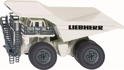 SIKU 1807 - Liebherr T 264 Muldenkipper, 1:87, Metall, Kunststoff, Kippbare Mulde, Weiß von Sieper GmbH