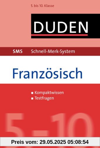 SMS Französisch - 5.-10. Klasse: 5. bis 10. Klasse