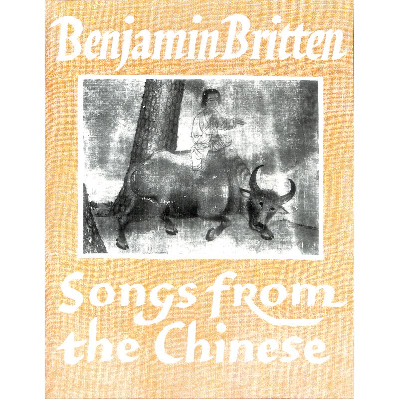 Songs from the chinese op 58 Songs from the chinese op 58