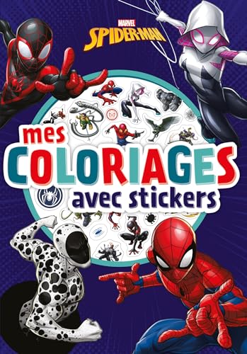 SPIDER-MAN - Mes Coloriages avec stickers - MARVEL von DISNEY HACHETTE