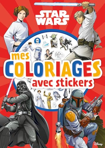 STAR WARS - Mes Coloriages avec Stickers STAR WARS - Mes Coloriages avec Stickers von DISNEY HACHETTE