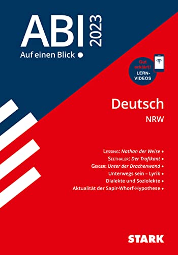 STARK Abi - auf einen Blick! Deutsch NRW 2023: Gut erklärt! Lernvideos (STARK-Verlag - Auf einen Blick!)