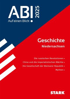 STARK Abi - auf einen Blick! Geschichte Niedersachsen 2025 von Stark / Stark Verlag