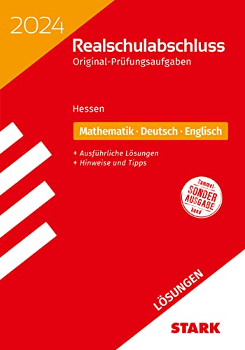 STARK Lösungen zu Original-Prüfungen Realschulabschluss 2024 - Mathematik, Deutsch, Englisch - Hessen (Abschlussprüfungen) STARK Lösungen zu Original-Prüfungen Realschulabschluss 2024 - Mathematik, Deutsch, Englisch - Hessen (Abschlussprüfungen)