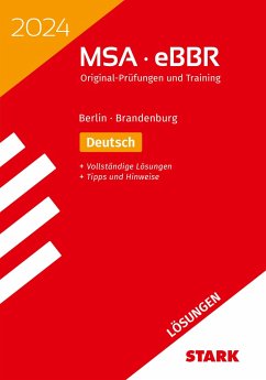 STARK Lösungen zu Original-Prüfungen und Training MSA/eBBR 2024 - Deutsch - Berlin/Brandenburg von Stark / Stark Verlag