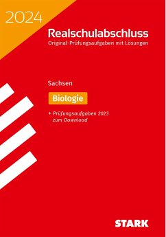 STARK Original-Prüfungen Realschulabschluss 2024 - Biologie - Sachsen von Stark / Stark Verlag