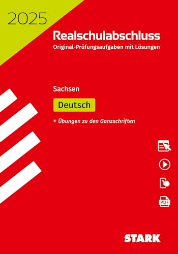 STARK Original-Prüfungen Realschulabschluss 2025 - Deutsch - Sachsen von Stark Verlag GmbH