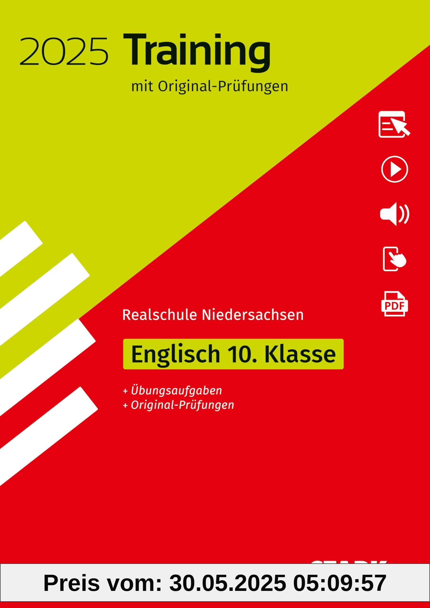 STARK Original-Prüfungen und Training Abschlussprüfung Realschule 2025 - Englisch - Niedersachsen