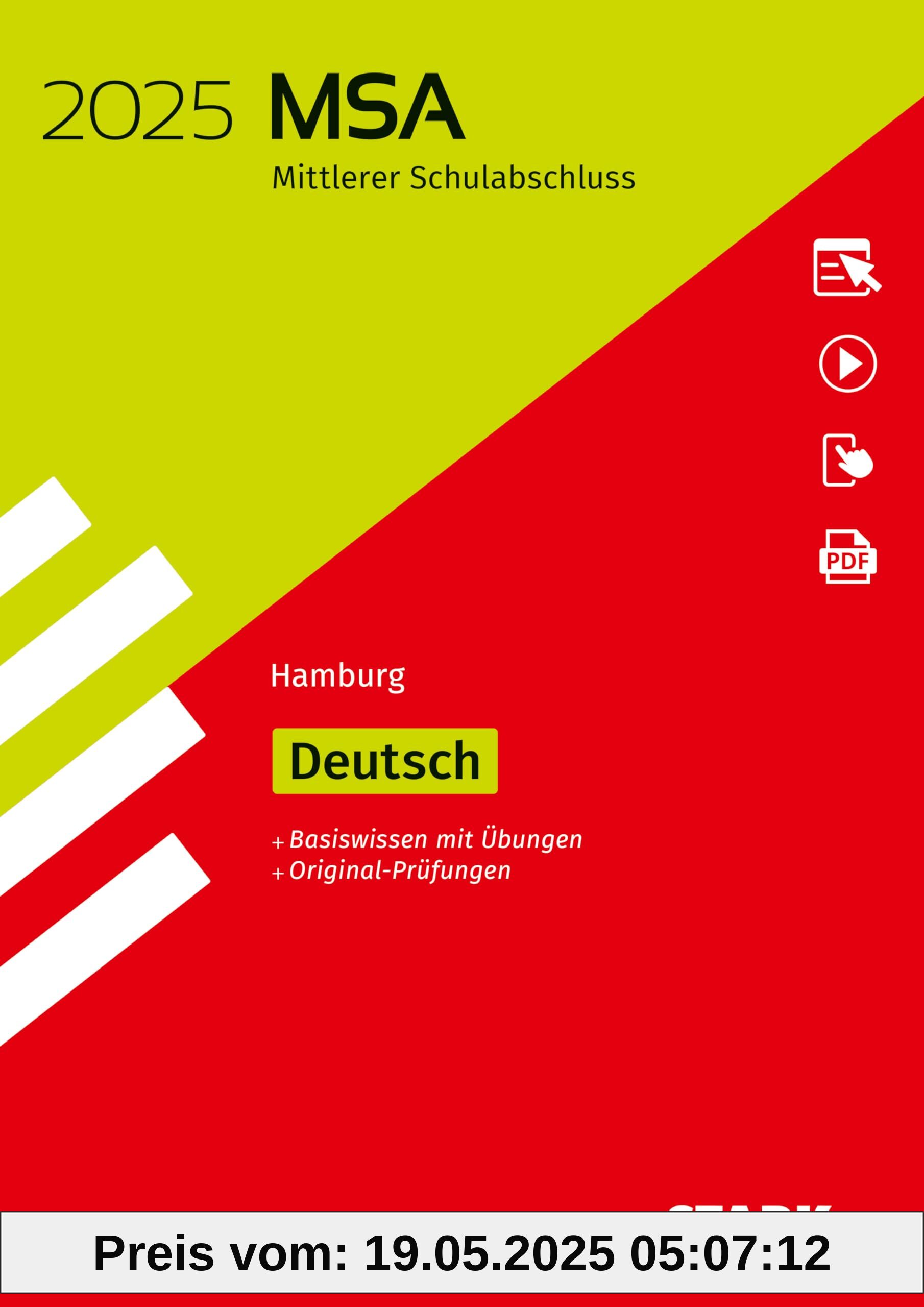 STARK Original-Prüfungen und Training MSA 2025 - Deutsch - Hamburg