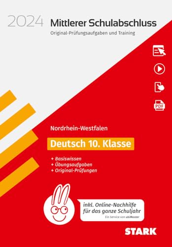 STARK Original-Prüfungen und Training - Mittlerer Schulabschluss 2024 - Deutsch - NRW - inkl. Online-Nachhilfe von Stark Verlag GmbH