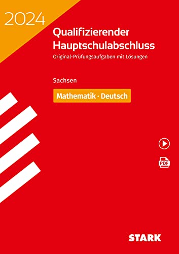 STARK Qualifizierender Hauptschulabschluss 2024 - Mathematik, Deutsch - Sachsen (Abschlussprüfungen) von Stark Verlag