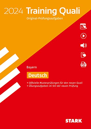 STARK Training Abschlussprüfung Quali Mittelschule 2024 - Deutsch 9. Klasse - Bayern (Abschlussprüfungen) von Stark Verlag