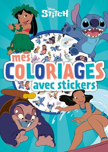 STITCH - Mes Coloriages avec stickers - Disney von DISNEY HACHETTE