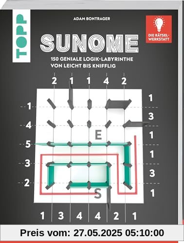 SUNOME – Die neue Rätselart für alle Fans von Sudoku. Innovation aus der Rätselwerkstatt!: 150 geniale Logik-Labyrinthe von einfach bis knifflig. Mit Anleitung und Lösungen SUNOME – Die neue Rätselart für alle Fans von Sudoku. Innovation aus der Rätselwerkstatt!: 150 geniale Logik-Labyrinthe von einfach bis knifflig. Mit Anleitung und Lösungen