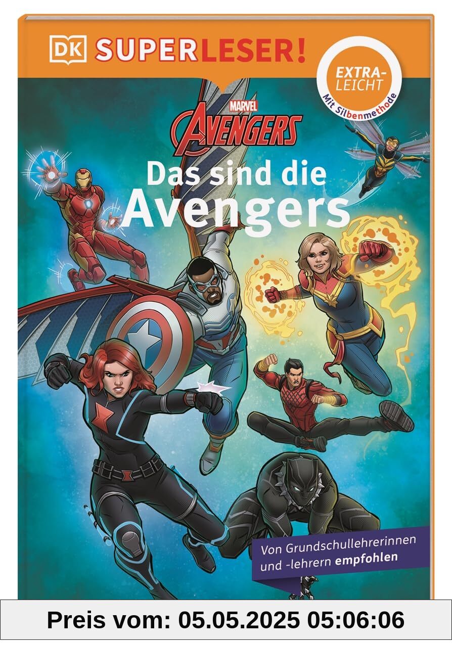 SUPERLESER! Marvel Avengers Das sind die Avengers: Lesestufe extraleicht, Sach-Geschichten für Erstleser. Mit Silbenmethode für Kinder ab 6 Jahren SUPERLESER! Marvel Avengers Das sind die Avengers: Lesestufe extraleicht, Sach-Geschichten für Erstleser. Mit Silbenmethode für Kinder ab 6 Jahren