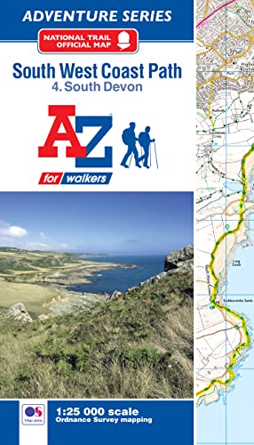 South West Coast Path National Trail Official Map South Devon: with Ordnance Survey mapping (A -Z Adventure Series) South West Coast Path National Trail Official Map South Devon: with Ordnance Survey mapping (A -Z Adventure Series)