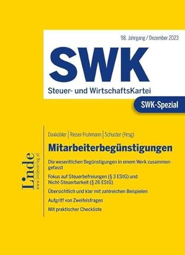 SWK-Spezial Mitarbeiterbegünstigungen von Linde Verlag Ges.m.b.H.